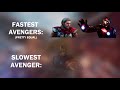 MARVEL'S AVENGERS - WHICH IS THE FASTEST AVENGER IN THE GAME - [SPEED COMPARISON]