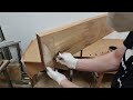 DIY Solid Wood Live Edge Floating Shelf
