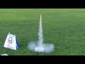 SpaceX Falcon Heavy Model Rocket by Dr. Zooch launches Tesla Roadster!
