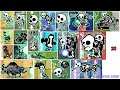 PvZ 2 Discovery - Collection Of Skeletons of All Zombies When Electrocuted