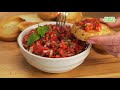 EZME - SPICY Turkish SALSA | Spicy Tomato Salad. DIP /APPETIZER /SALAD. Recipe by Always Yummy!