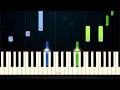 Bowser - Peaches (The Super Mario Bros. Movie) - Piano Tutorial (MEDIUM)
