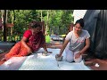 First time ever in USA My Amma preparing vadagam(வடகம்)at my home backyard🇺🇸/Surprise gift from KBO🚴