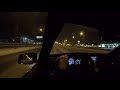 Mercedes C63 AMG, Driving at winter without ESP, drift all the time