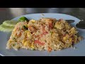 amazing skills! egg fried rice cooking - thai street food