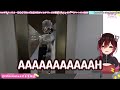 Hololive JP screams & reacts to VTuber horror game, 