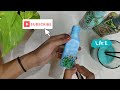 diy bottle art | simple art video  #art #diy #craft #critive #bottleart #lippanmirrorar