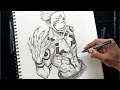Sukuna Drawing|| Sukuna Full Body Drawing|| Sukuna From Jujutsu Kaisen||(Mr Rk Artist)