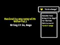 UNDERTALE - All possible songs with 