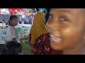 menjelang lebaran pasar malam ramai pengunjung