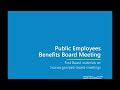 PEB Board Meeting – March 21, 2024