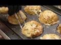 Sold out every day! Baseball-sized giant takoyaki - Korean street food