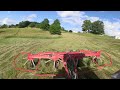 Farmtrac 60 Hard at Work Tedding Hay!