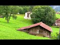 Wengen, Switzerland 4K - The most beautiful Swiss villages - Paradise on earth