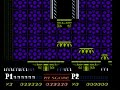 Double Dragon II (NES) - Mansion of Terror Disappearing Platforms