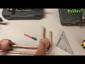 How to bend copper using center method