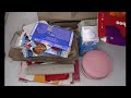 ASMR Relaxing Paper Packages Flattening Video