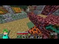 Elias fights zombies & builds a  portal in a village in minecraft