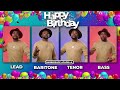 Happy Birthday Barbershop Acapella | Disneyland Dapper Dans
