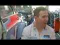 Robert Wickens on his Recaro Racing Seat in the Bryan Herta Autosport Hyundai Elantra N TCR car