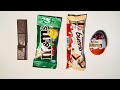 Some Lot's of Candies | Cutting ASMR | Kinder Bueno M&Ms Kinder Surprise Ladybug KitKat unpacking