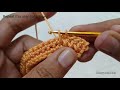 Tutorial Tali Tas Rajut Mini Kuat dan Tidak Melar || Crochet Bag Handle