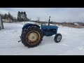 1959 Fordson Dexta chore run