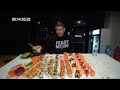 This $300 UNBEATABLE SUSHI CHALLENGE KILLED ME | World's Biggest Sushi Challenge (Raw) | 寿司食べ比べチャレンジ
