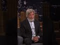 Harrison Ford watches Mark Hamill impersonate him