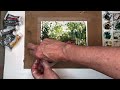 Simple Watercolor Tutorial- Cabin in the woods