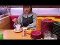[Gluttony] Challenge how many dishes you can eat if you eat full with Sushiro [Mayo Ebihara]