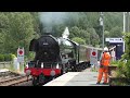 King Charles surprise visit to the 50th Anniversary of the NYMR on board flying Scotsman.