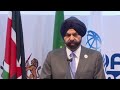 AJAY BANGA- KENYA IS SUFFERING FROM FLOODS BUT THE WORLD BANK WILL BE THERE WITH YOU IN THIS PERIOD