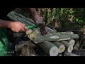 FULL VIDEO: How to Built a Wooden Bridge in The Forest Alone - Survival Alone