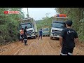 Truck Mercedez-benz AXOR Kelimpungan Lewati Jalur Off-road Bukit Baling