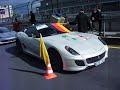 LOUD 599 GTO full throttle from the pitlane pits!