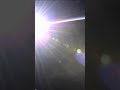 ISS cam UAP UFO beam into sun ray?