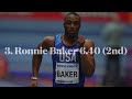 Top 10 60m Sprinters of ALL TIME 2023 Compilation