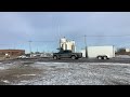 Amtrak California Zephyr 6 arriving and departing Holdrege, Nebraska January 6, 2021 (Epiphany Day)