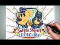 SHERIFF LABRADOR Coloring Pages / How to Color SHERIFF LABRADOR, OFFICER DOBERMANN, SHERIFF PAPILLON