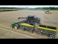 FENDT IDEAL 8T am Gerste dreschen / Abfahrer JOHN DEERE 7530 / Ernte 2024 / 4K