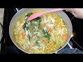 ¡Como Hacer una Rica Sopa the Pollo con Pasta! - Chicken Noodle Soup!