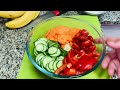 Quick And Easy Vegetable Salad - Perfect For A Healthy Meal!