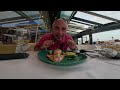 CALAMAR AL ESPETO BIG SQUID At El Chiringuito Seafood Restaurant Travel vlog | Food vlogger