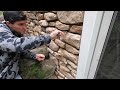 How to stone veneer a wall