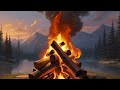 Cozy Campfire Crackling for 35 Minutes - Relaxing Burning Sounds