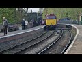 EWS Liveried 31466 Reversing out of Pickering Station on NYMR to Carriage Shed