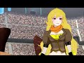 Vytal Festival Doubles Round: Yang Xiao Long and Weiss Schnee vs Neon Katt and Flynt Coal