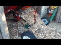 firewood conveyor debris cleaner