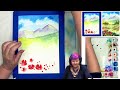 Easy Wildflower Red poppy Landscape  How to Paint Watercolor Step by step | The Art Sherpa
